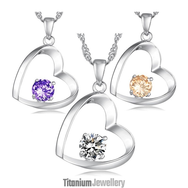 High Quality Female Platinum Plating Titanium Necklace High Quality Female Platinum Plating Titanium Necklace