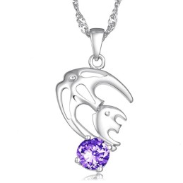Easy To Use Female Allergy Free Platinum Plating Titanium Necklace