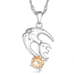 Easy To Use Female Allergy Free Platinum Plating Titanium Necklace