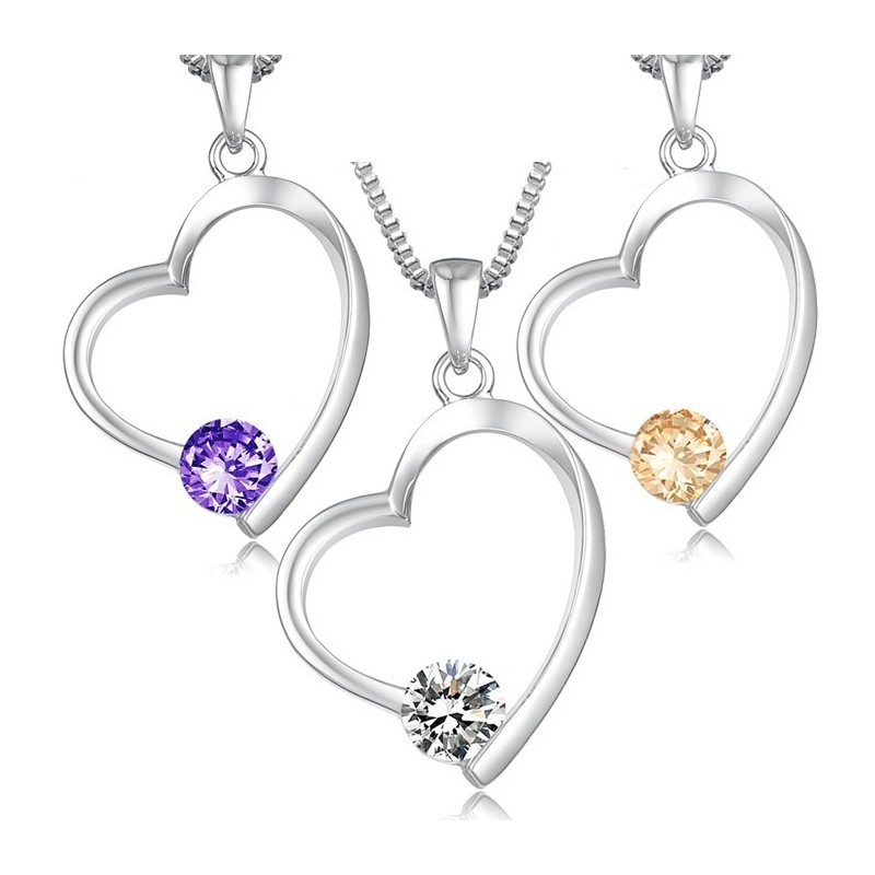 Wide Varieties Female Platinum Plating Titanium Necklace With Diamond Wide Varieties Female Platinum Plating Titanium Necklace With Diamond
