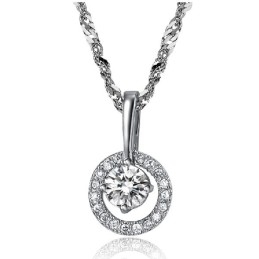 The Queen Of Quality Female Platinum Plating Titanium Necklace