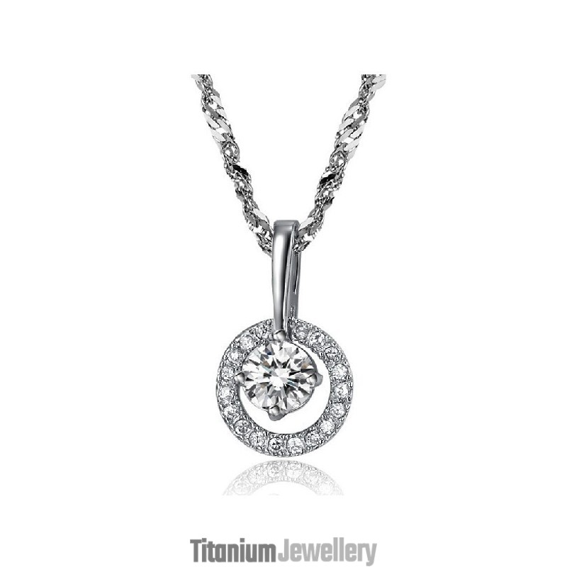 The Queen Of Quality Female Platinum Plating Titanium Necklace The Queen Of Quality Female Platinum Plating Titanium Necklace
