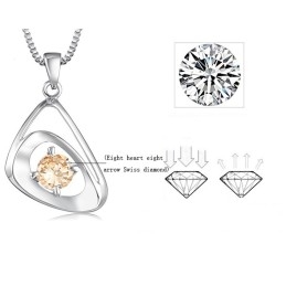 Quality And Quantity Assured Female Platinum Plating Titanium Necklace