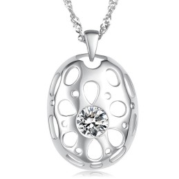 World-Wide Renown Female Allergy Free Platinum Plating Titanium Necklace