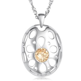World-Wide Renown Female Allergy Free Platinum Plating Titanium Necklace