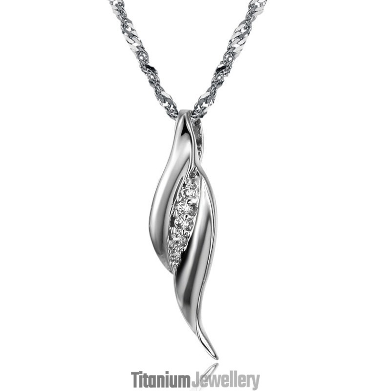 The Queen Of Quality Female Platinum Plating Titanium Necklace The Queen Of Quality Female Platinum Plating Titanium Necklace
