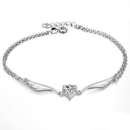 The King Of Quantity Female Platinum Plating Titanium Anklet