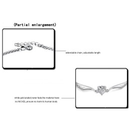 The King Of Quantity Female Platinum Plating Titanium Anklet