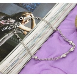 Excellent Quality Female Fish Shape Platinum Plating Titanium Anklet