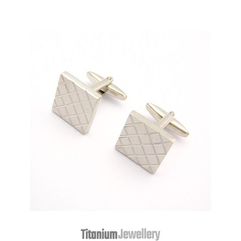Simple Elegance Titanium Cufflinks Simple Elegance Titanium Cufflinks