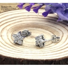 Well-Known For Its Fine Quality Female Allergy Free Platinum Plating Titanium Earrings With Diamond