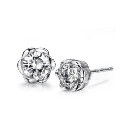 High Quality Female Allergy Free Platinum Plating Titanium Earrings