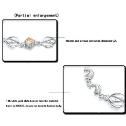 The Queen Of Quality Female Dolphin Shape Platinum Plating Titanium Bracelet