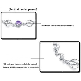 The Queen Of Quality Female Dolphin Shape Platinum Plating Titanium Bracelet