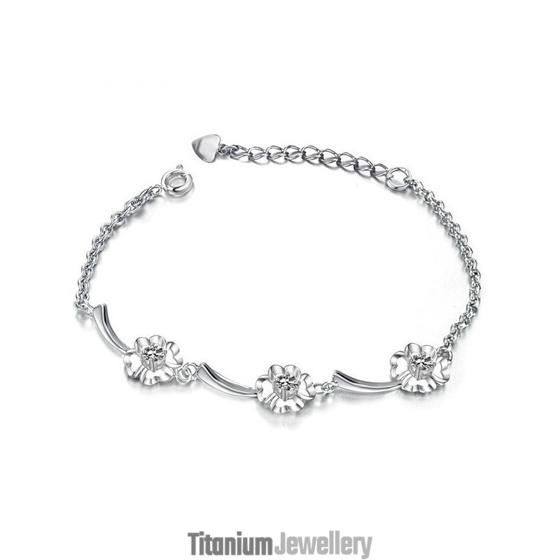 Quality And Quantity Assured Female Platinum Plating Titanium Bracelet Quality And Quantity Assured Female Platinum Plating Titanium Bracelet