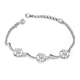 Quality And Quantity Assured Female Platinum Plating Titanium Bracelet