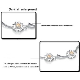 Quality And Quantity Assured Female Platinum Plating Titanium Bracelet