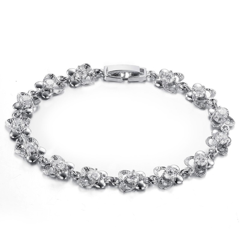 Wide Varieties Female Platinum Plating Titanium Bracelet Wide Varieties Female Platinum Plating Titanium Bracelet
