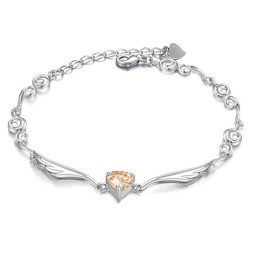 Excellent Quality Female Platinum Plating Titanium Bracelet