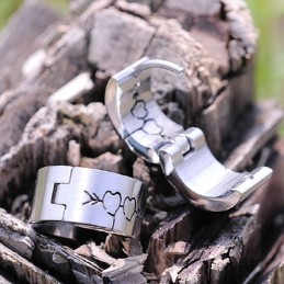 Mens Titanium Earrings