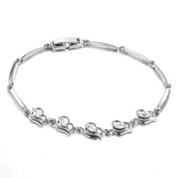 Selling Well All Over The World Female Platinum Plating Titanium Bracelet