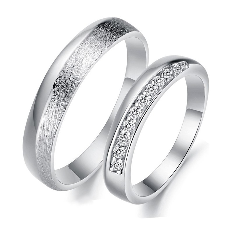 World-Wide Renown Female Platinum Plating Titanium Ring For Lovers With Rhinestone World-Wide Renown Female Platinum Plating Titanium Ring For Lovers With Rhinestone