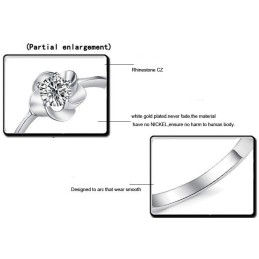 The Queen Of Quality Female Fashion Platinum Plating Titanium Ring