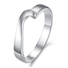 The Queen Of Quality Platinum Plating Titanium Ring For Lovers