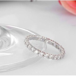World-Wide Renown Female Platinum Plating Titanium Ring