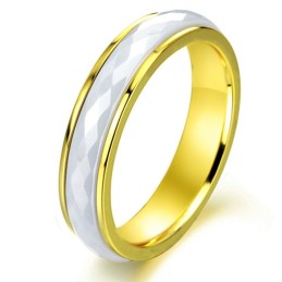 Wide Varieties Rhombus Tungsten Ceramic Ring