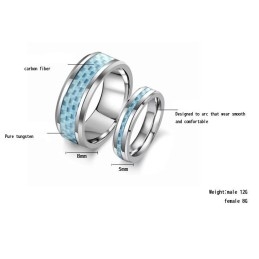 Complete In Specifications Tungsten Ceramic Ring For Lovers