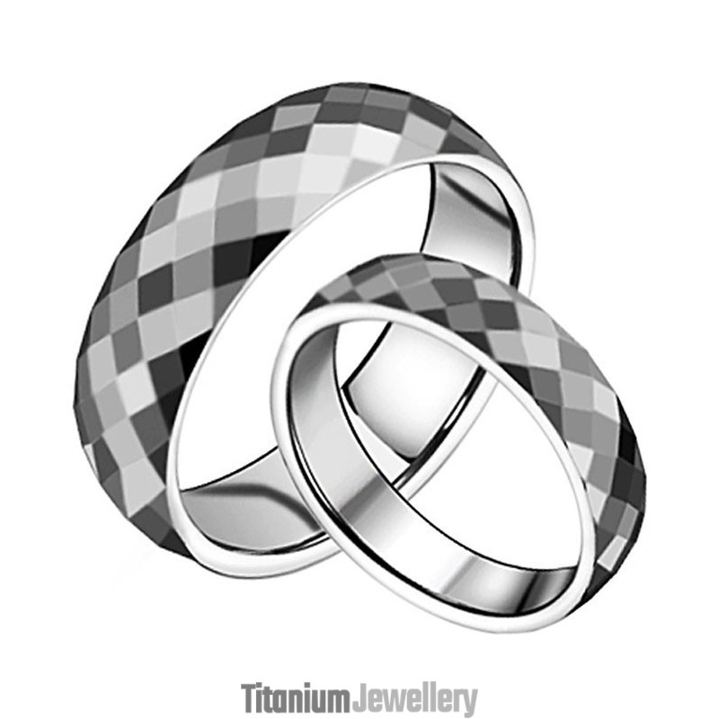 Well-Known For Its Fine Quality Tungsten Ceramic Ring For Lovers