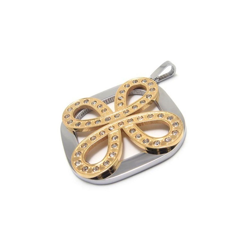 Fashion Four Leaves Clover Titanium Pendant - Free Chian