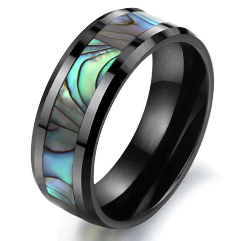 Quality And Quantity Assured Black Tungsten Ceramic Shell Ring