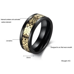 The Queen Of Quality Black Tungsten Ceramic Ring