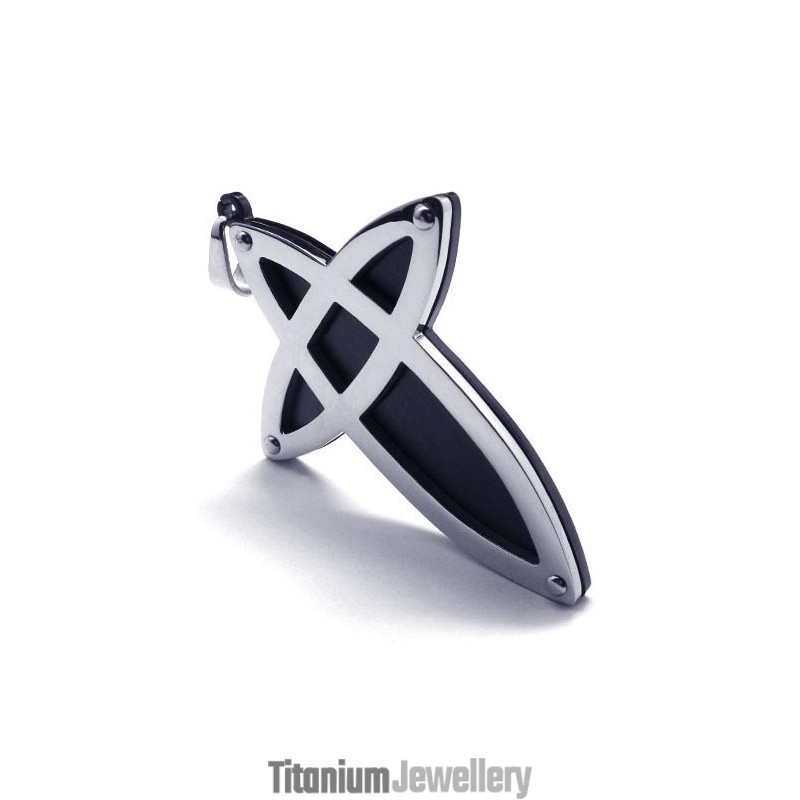 New Style Titanium Cross Pendant - Free Chian New Style Titanium Cross Pendant - Free Chian