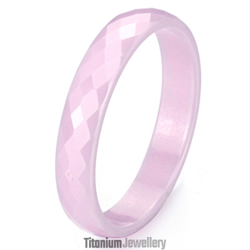 Selling Well All Over The World Pink Tungsten Ceramic Ring