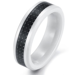 Reliable Quality Black Carbon Fiber Tungsten Ceramic Ring