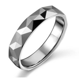 Quality And Quantity Assured Tungsten Ceramic Ring For Lovers