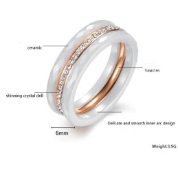 Stable Quality Tricyclic Tungsten Ceramic Ring