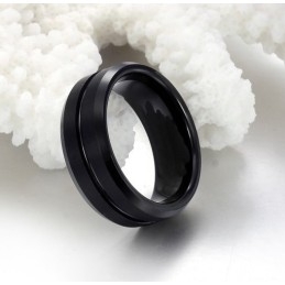 Well-Known For Its Fine Quality Male Retro Tungsten Ceramic Ring