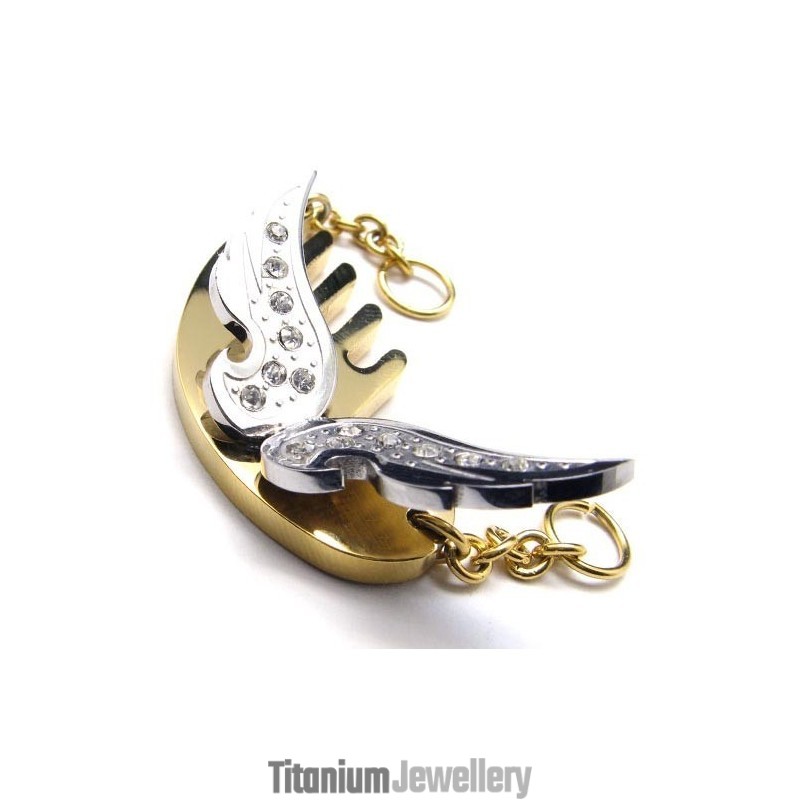 Flying Angel Titanium Pendant - Free Chian Flying Angel Titanium Pendant - Free Chian