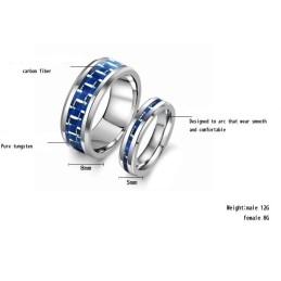High Quality Tungsten Ceramic Ring For Lovers