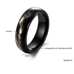 Quality And Quantity Assured Black Tungsten Ceramic Ring