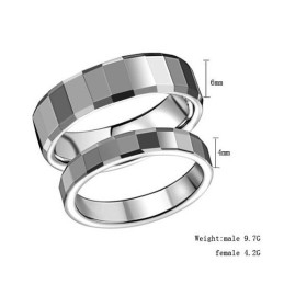 World-Wide Renown Tungsten Ceramic Ring For Lovers