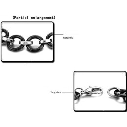 Superior Quality Black Tungsten Ceramic Bracelet