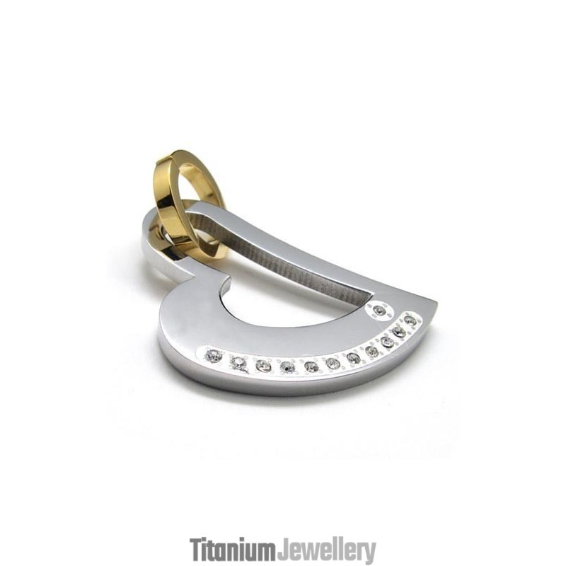 Love Heart Titanium Pendant - Free Chian Love Heart Titanium Pendant - Free Chian