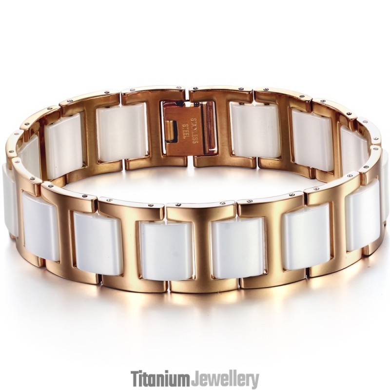 Durable In Use Male Tungsten Ceramic Bracelet
