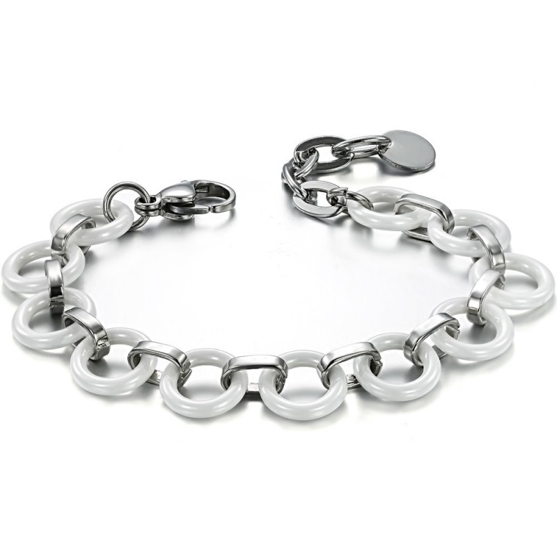 The Queen Of Quality Female White Tungsten Ceramic Bracelet The Queen Of Quality Female White Tungsten Ceramic Bracelet