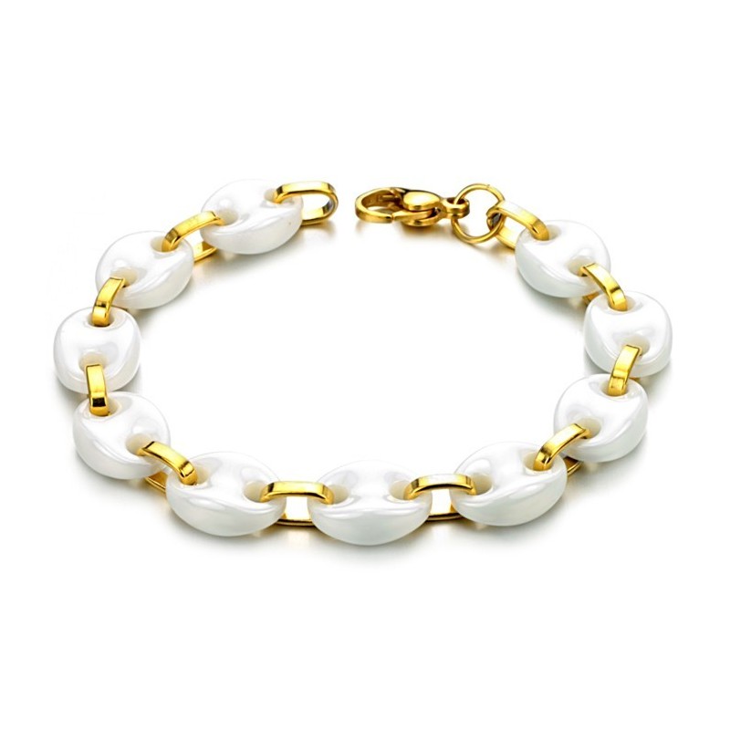 Stable Quality Female White Tungsten Ceramic Bracelet Stable Quality Female White Tungsten Ceramic Bracelet